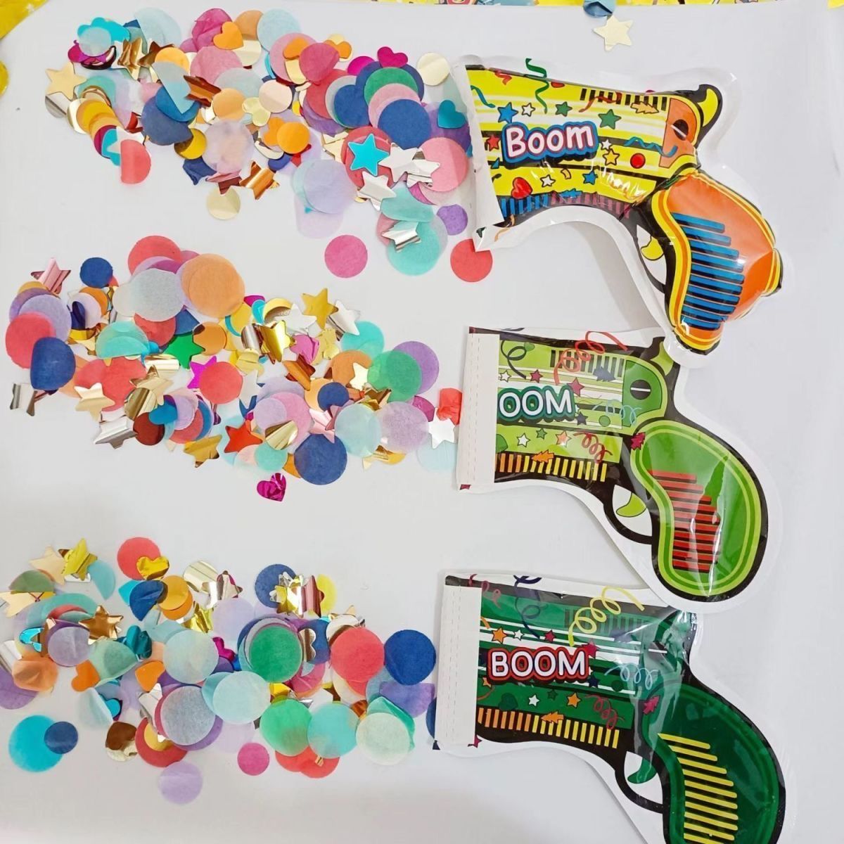 Inflatable firework gun, New Year gift flower tube, student graduation ceremony, festival handheld atmosphere prop, atmosphere magic tool detail image 11