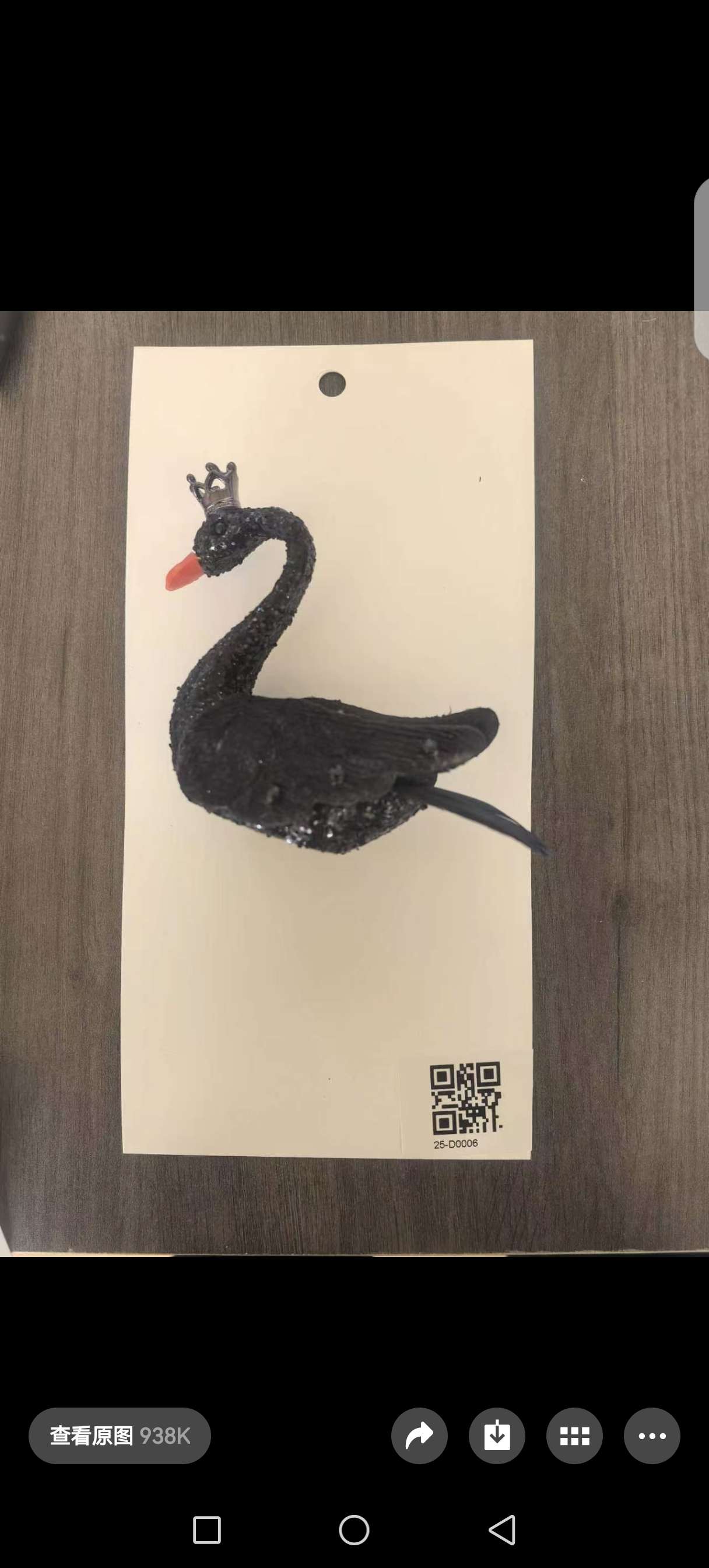 仿真天鹅，圣诞产品详情图2