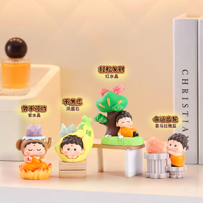 小摆件/树脂/流水摆件/冰箱贴/公仔树脂产品图