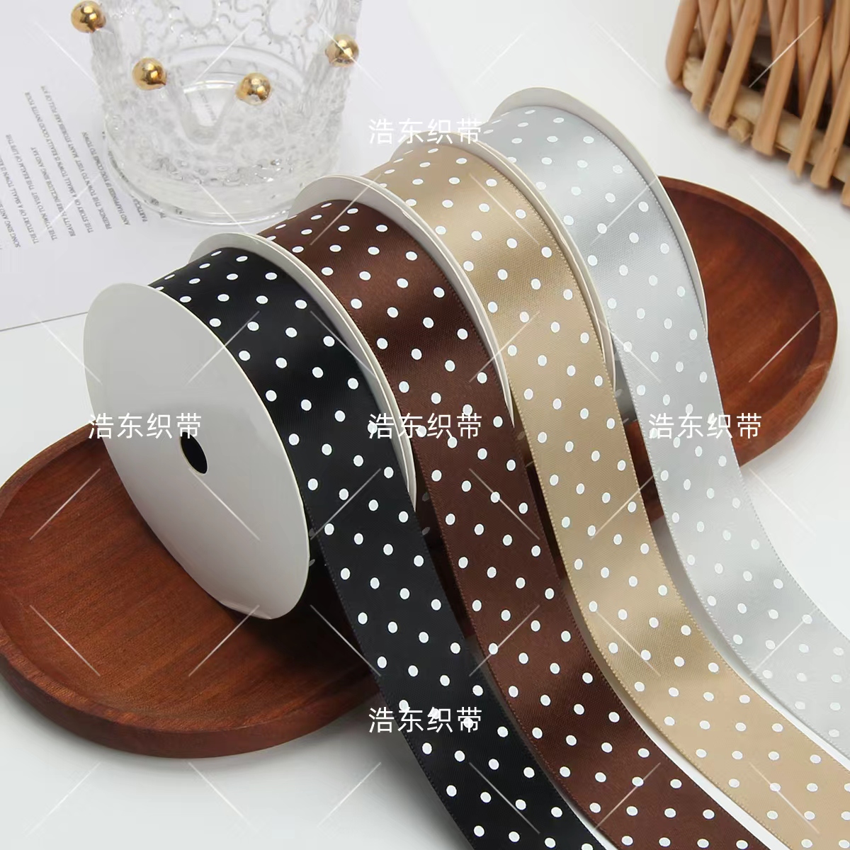 Ribbon woven tape, ribbed tape, elastic edge wrap tape, woven tape roll, 10-meter set, anti-slip, reinforced and durable details Picture