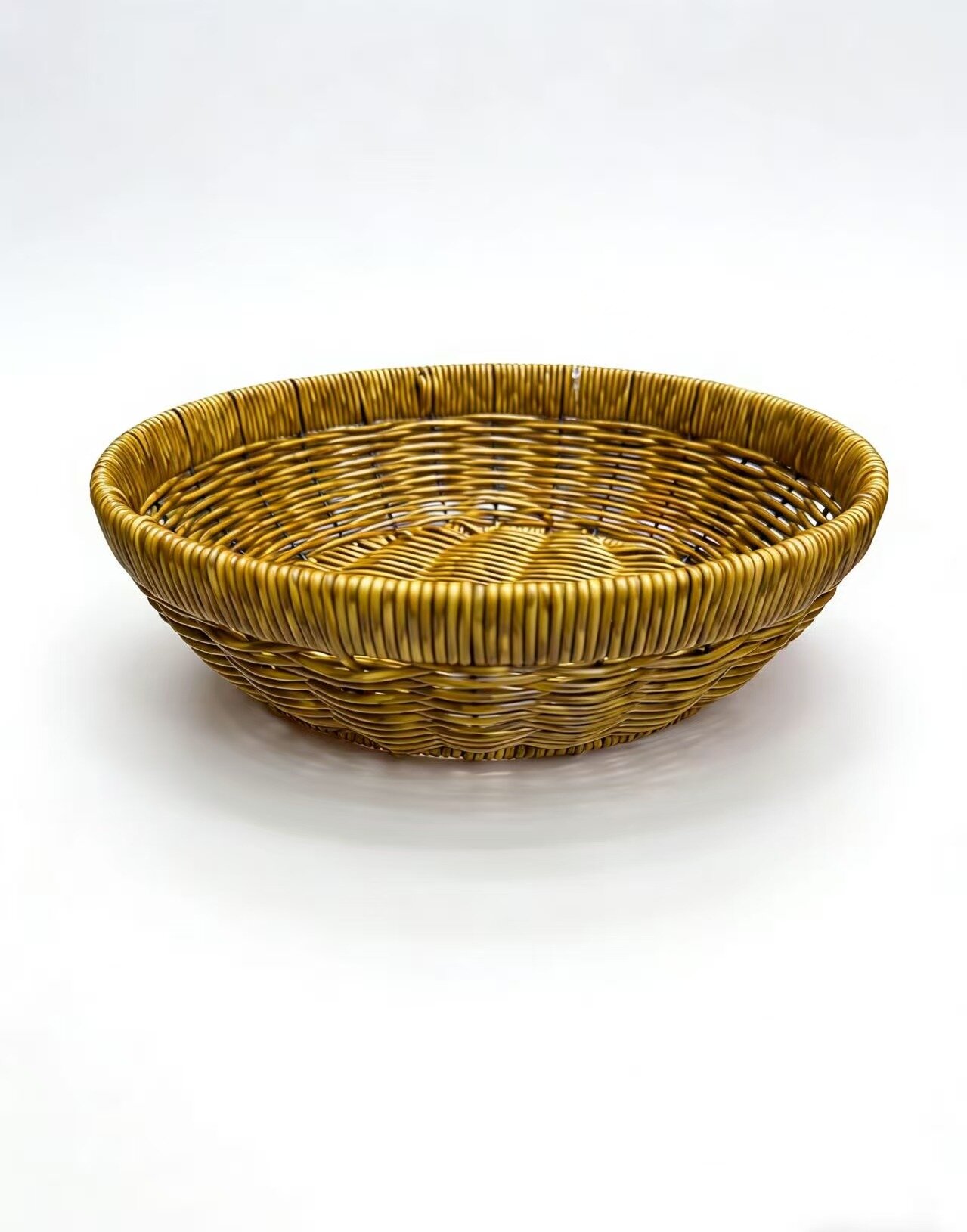 收纳篮/收纳/脏衣篓/收纳盒/塑料篮子PP料编织带白底实物图