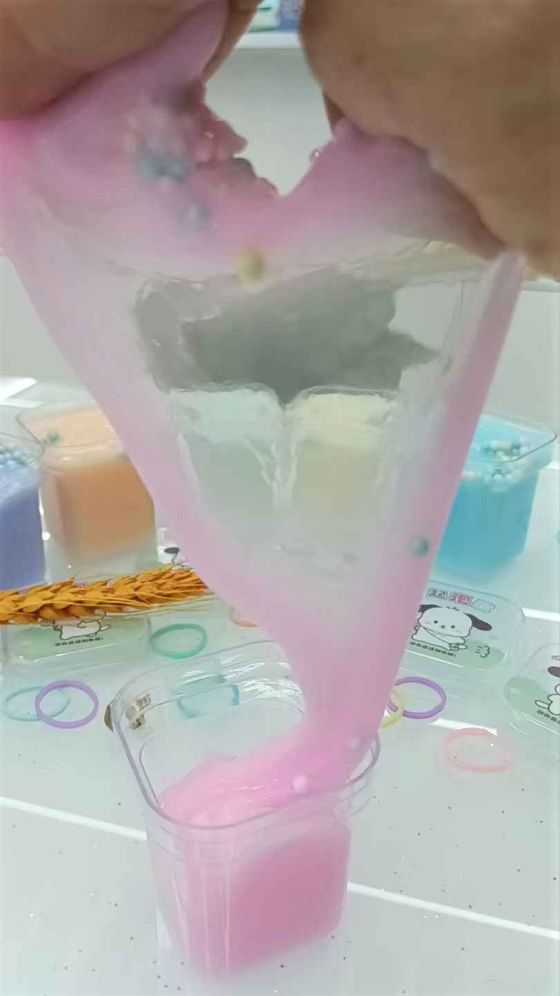 水晶泥/儿童粘土/玩具/粘土/史莱姆白底实物图