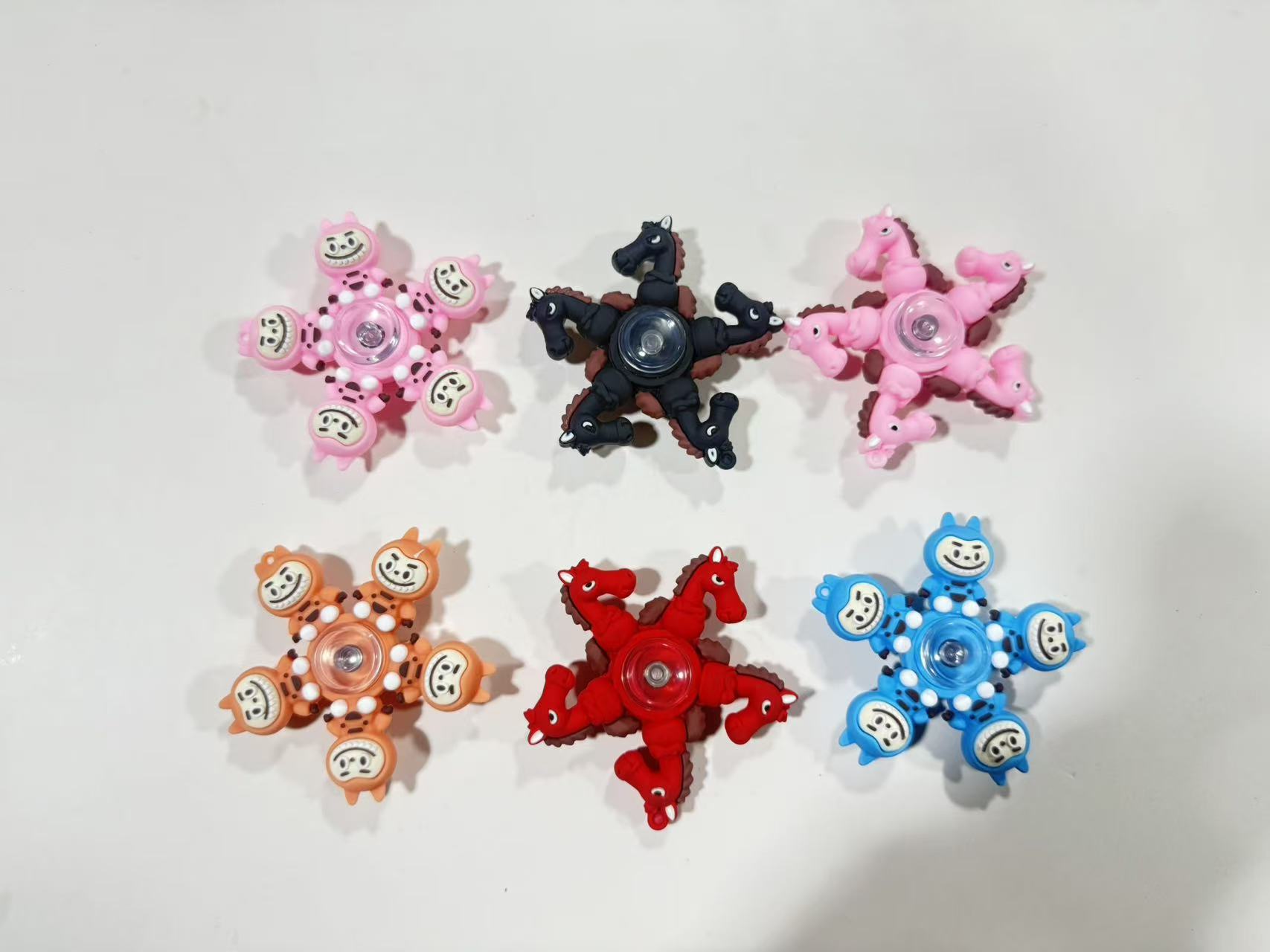 卡通陀螺指尖陀螺DIY陀螺玩具传统玩具运动休闲款详情图5