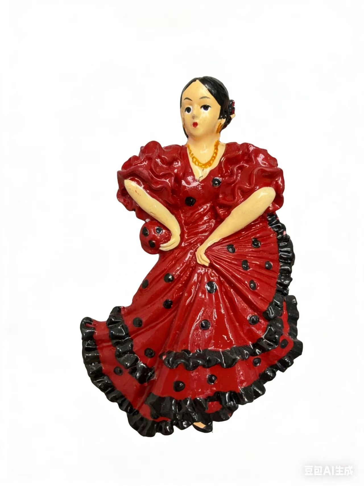 高端定制摆件西班牙弗拉门戈舞者树脂冰箱贴详情1