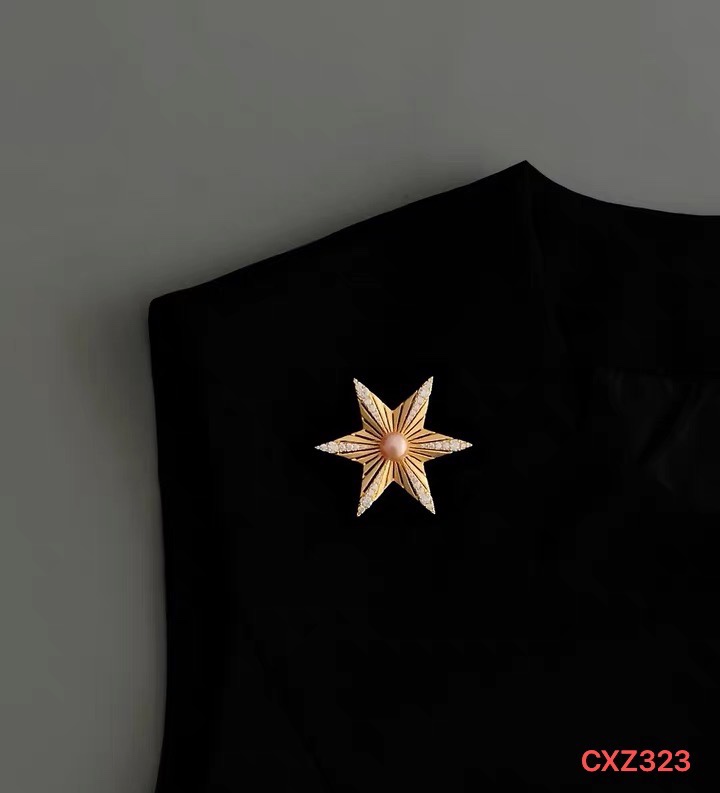 八角星芒与珍珠的碰撞✨
把细碎星光别在衣襟，戴在耳畔
复古鎏金纹理里藏着温柔光泽
是日常里的精致仪式感
也是不费力的优雅详情图3