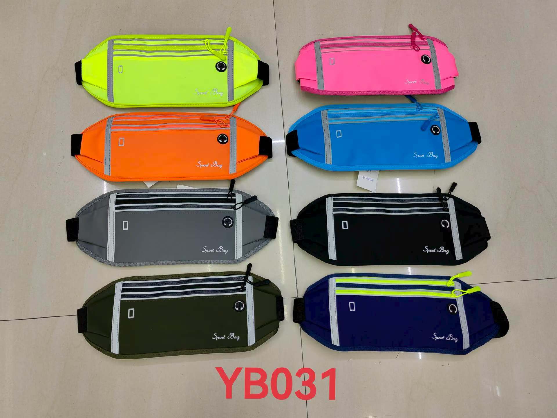 Sports outdoor waist bag, men's crossbody casual accessory bag, anti-theft close-fitting running outdoor small bag, running waist bag, anti-theft bag, close-fitting waist bag detail image 1