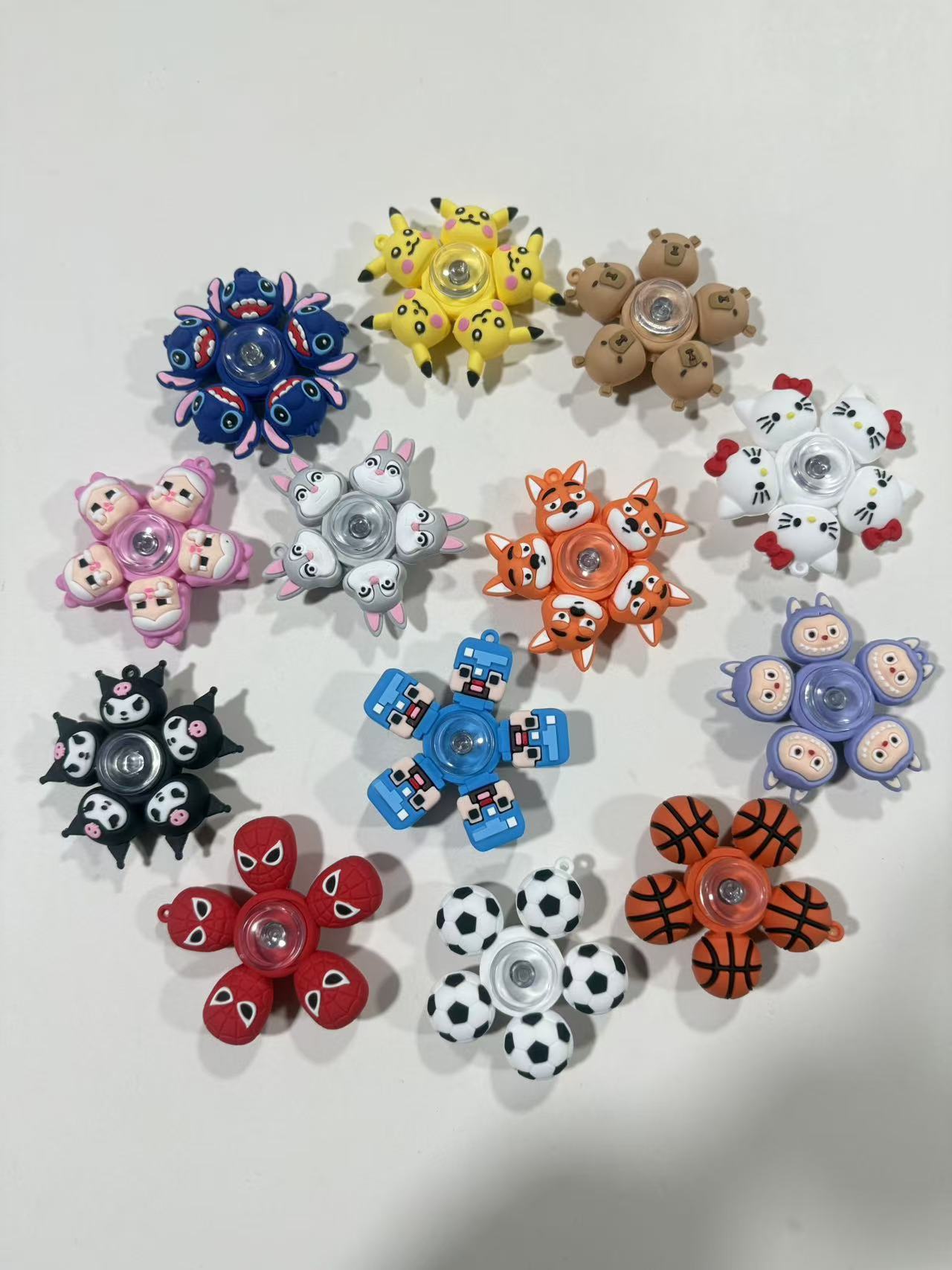 卡通陀螺指尖陀螺DIY陀螺玩具传统玩具运动休闲款详情图4