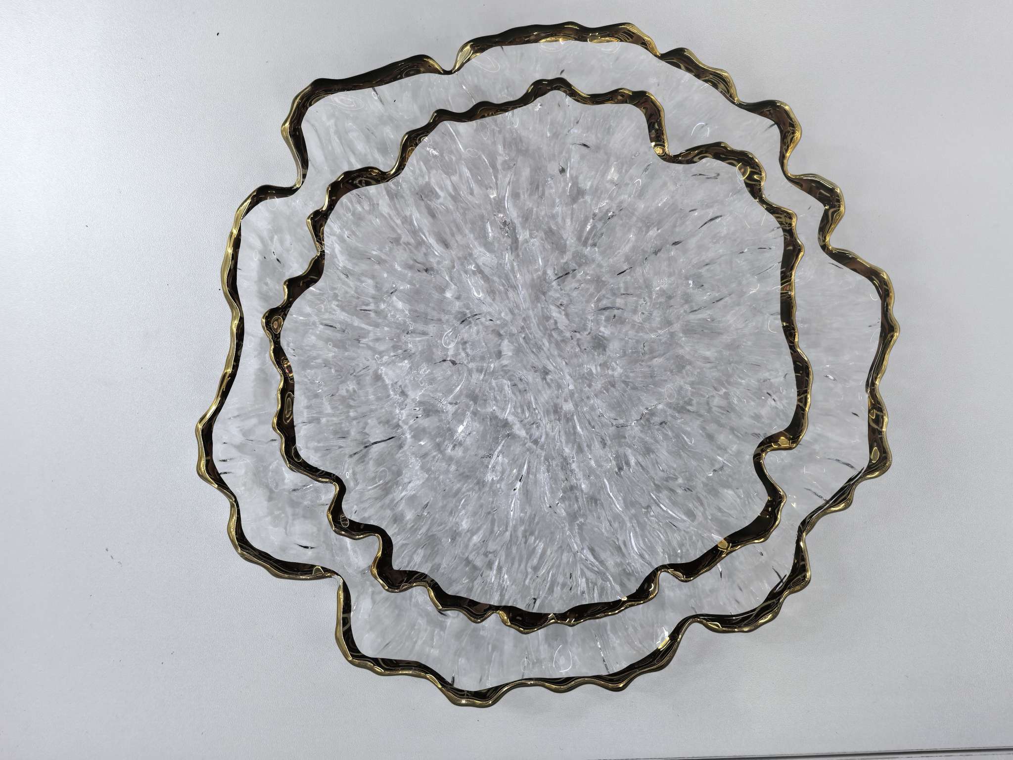 日用百货玻璃餐具套装  水晶玻璃壶瓷蛋糕盘 优质陶瓷餐具套装 美观耐用 餐桌前必备商品玻璃盘