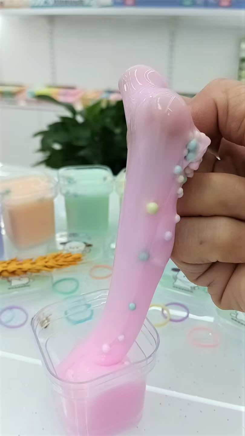 恰恰狗起泡胶史莱姆水晶泥儿童减压玩具拍打拉伸解压24入B0279六区