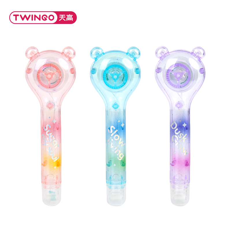 TG-G1349 "State of Mind True Heart Pen Dot Gel Sweet Pink/Dreamy Purple/Wisdom Blue" Item Picture