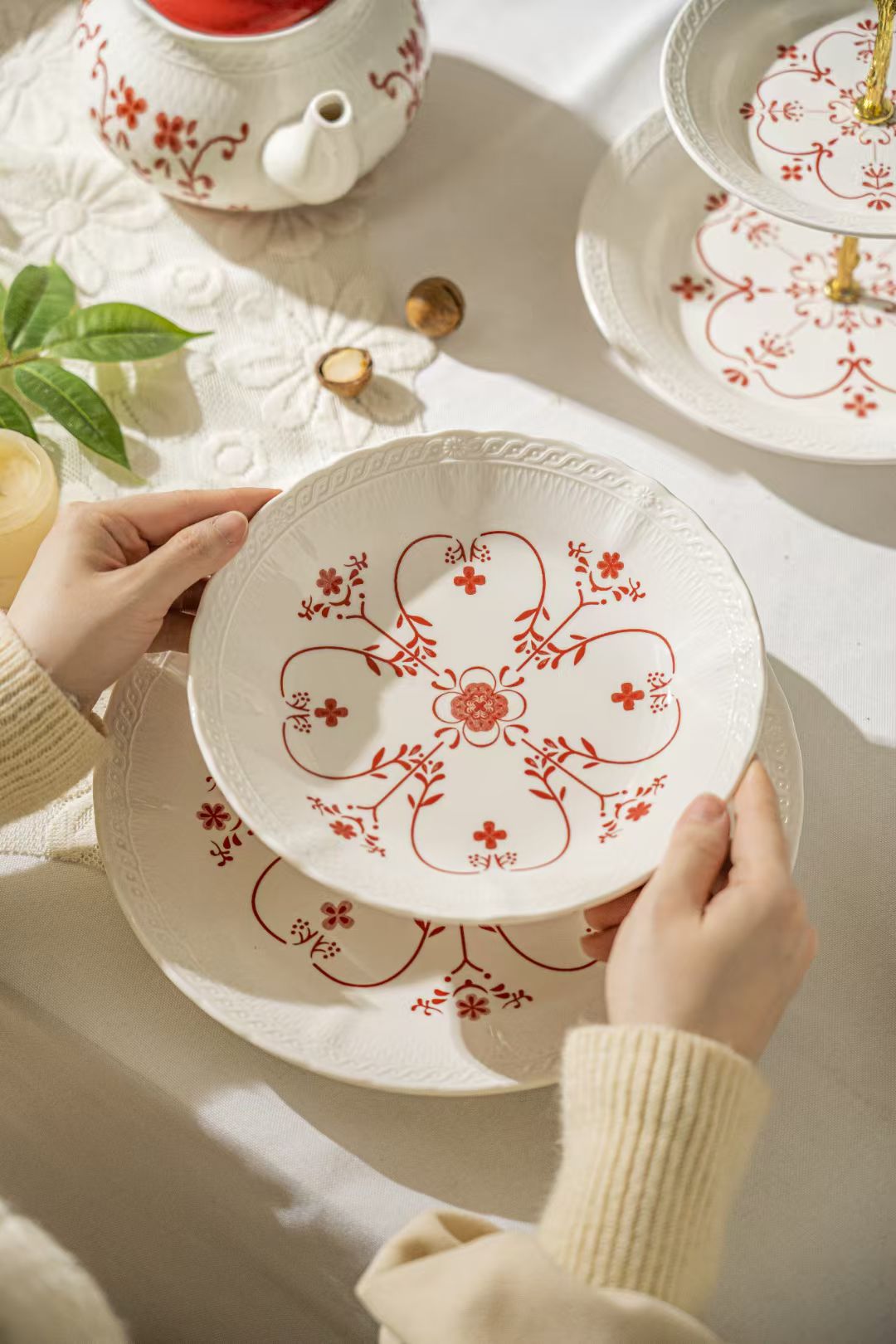 定制餐具日用品百货一次性塑料餐具野餐套装产品图