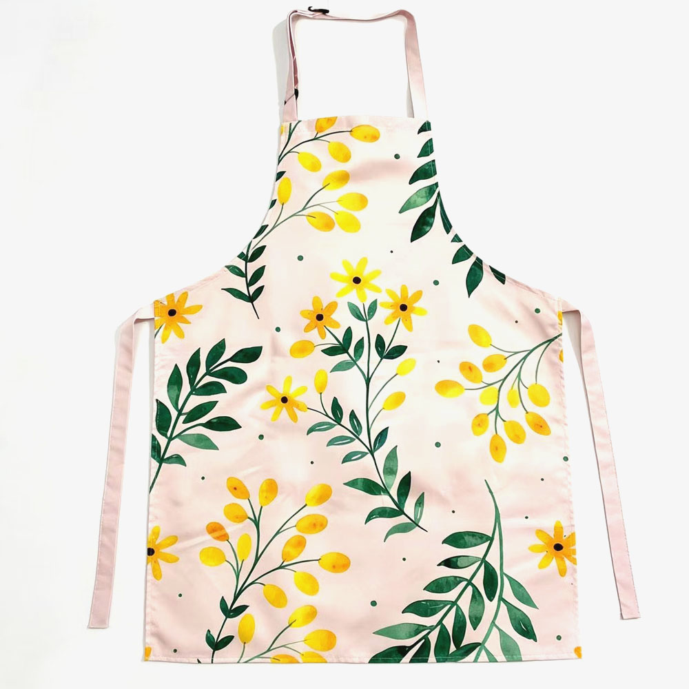 High-end apron custom gift apron wholesale 2026 new style neck-hanging waterproof printed apron details Picture
