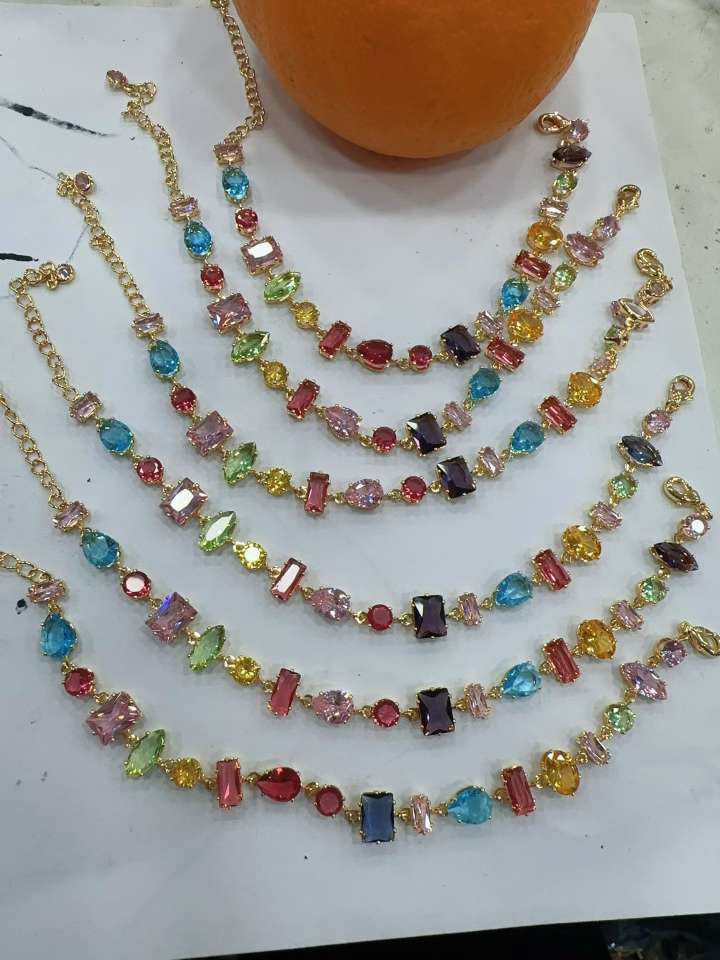 天然石珍珠项链女款拼接气质珍珠链条女款项链项链项链珍珠链条女款拼接气质详情图2