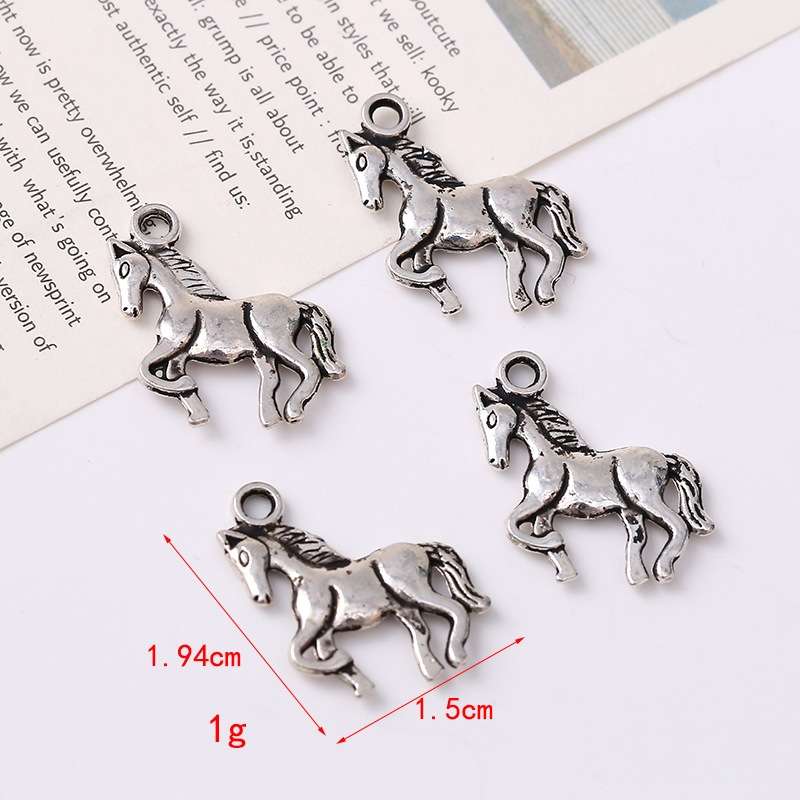 DlY饰品配件 多款马挂饰挂件白底实物图