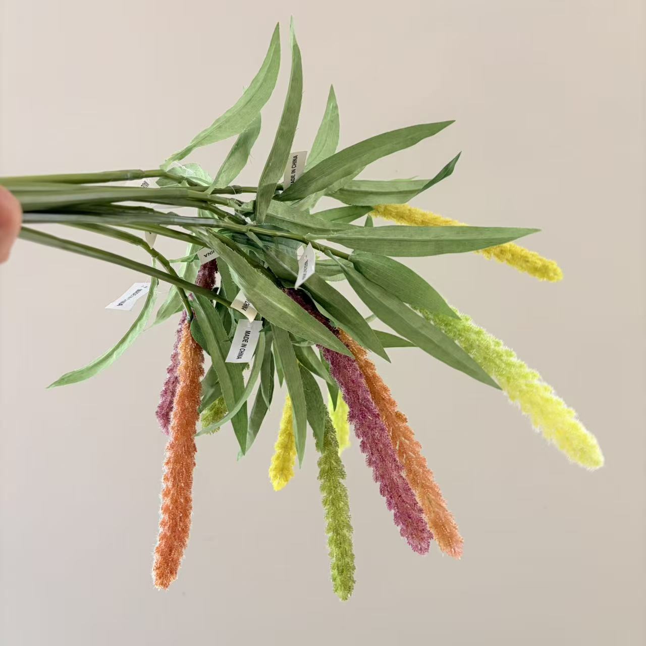 麦穗仿真花 彩色穗状仿真花 假花家居餐厅摆放装饰 花艺插花摆件搭配 婚庆摄影道具花卉详情2