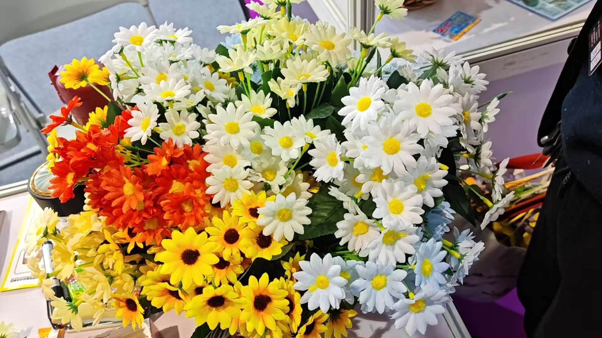 小雏菊小野花田园风工程用花户外活动仿真花