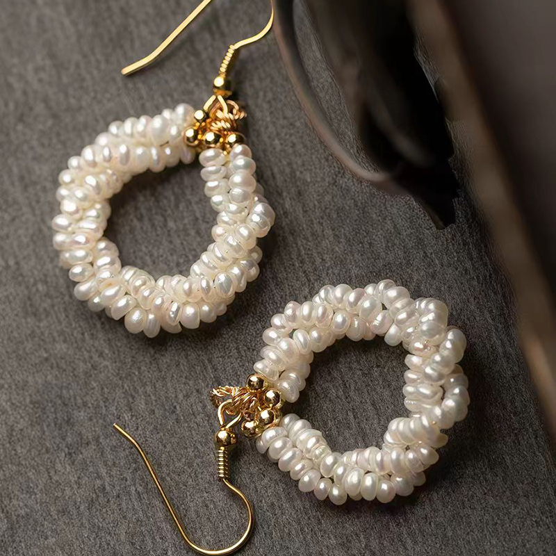 饰品/耳环/耳饰/米珠耳环/耳夹产品图