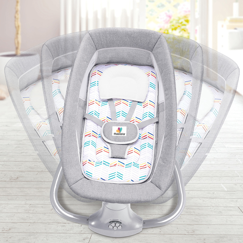 Mastela baby electric rocking chair is a perfect tool for sitting, lying down, soothing babies, children's comfort chair, newborn cradle bed, baby chair and crib Item Picture