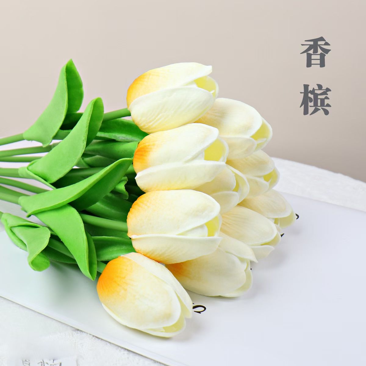 仿真花郁金香装饰假花仿真花郁金香细节图