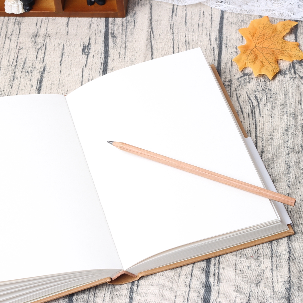 The new A5 sketchbook is a hardcover, retro drawing book details Picture