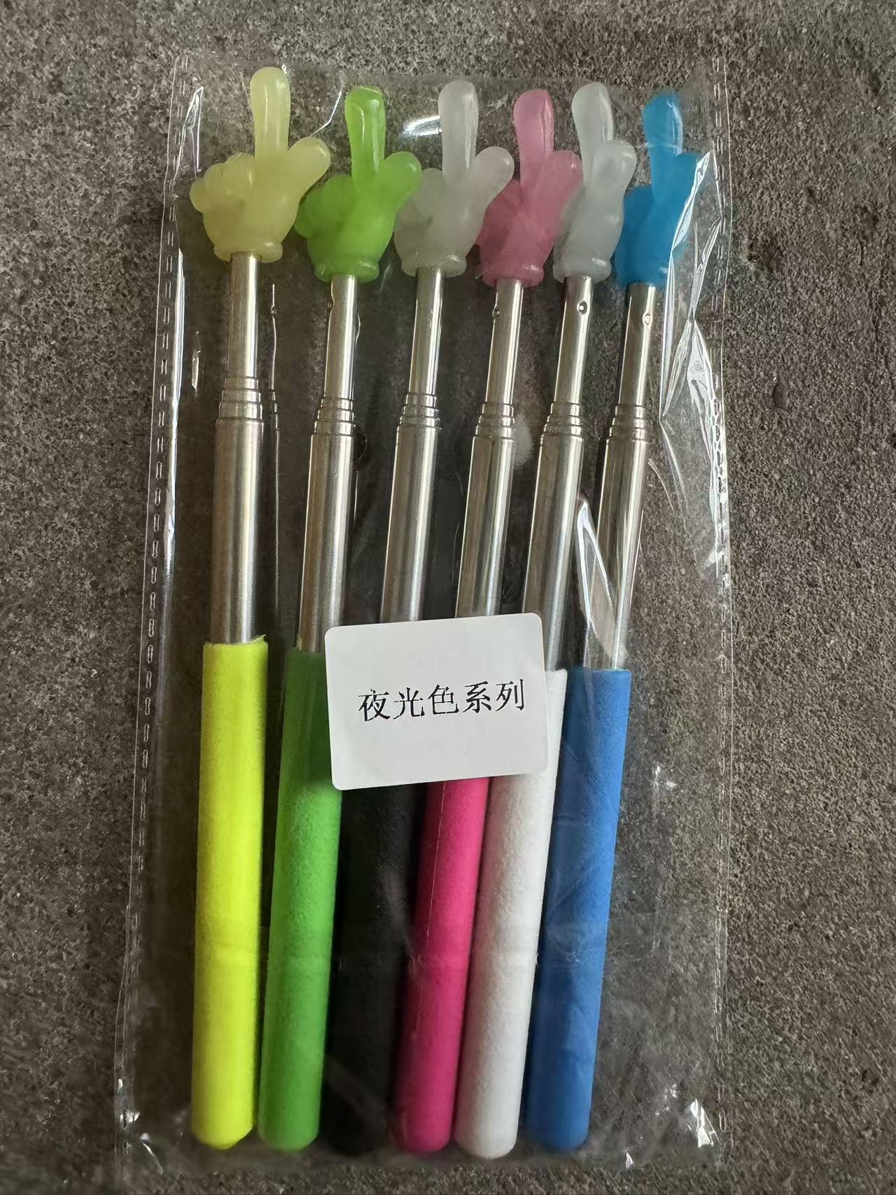 Telescopic finger reading stick for reading, telescopic finger reading stick for point reading, teaching AIDS, teaching stick, baton, teacher's teaching stick Item Picture