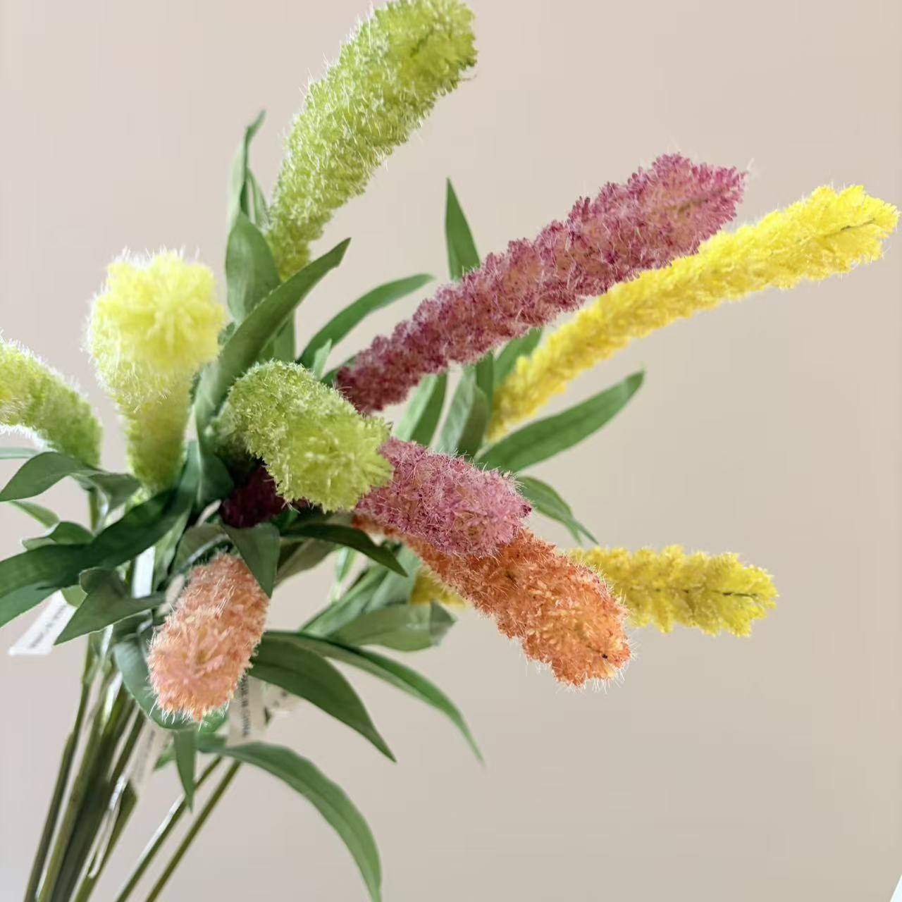 仿真花/仿真花郁金香/钩织仿真花/装饰假花/祀祭用品花仿真花产品图