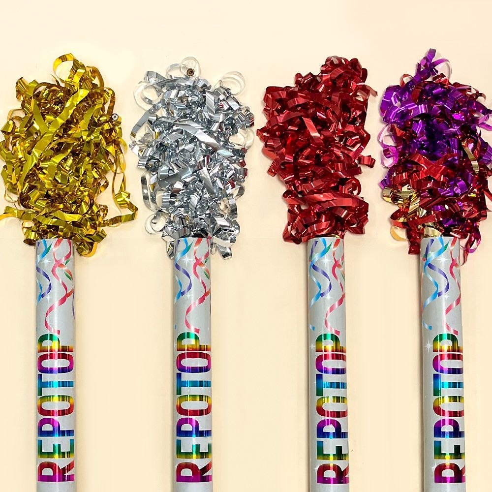 Meteor shower, silver ribbon, firework, hand-turned sequined ribbon, firework tube, wedding, housewarming, sports meeting, opening, hand-held firework detail image 8