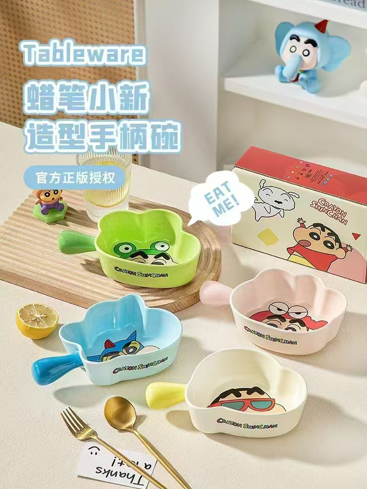 The latest cartoon hand-painted, embossed and high-temperature fired ceramic tableware Specification image