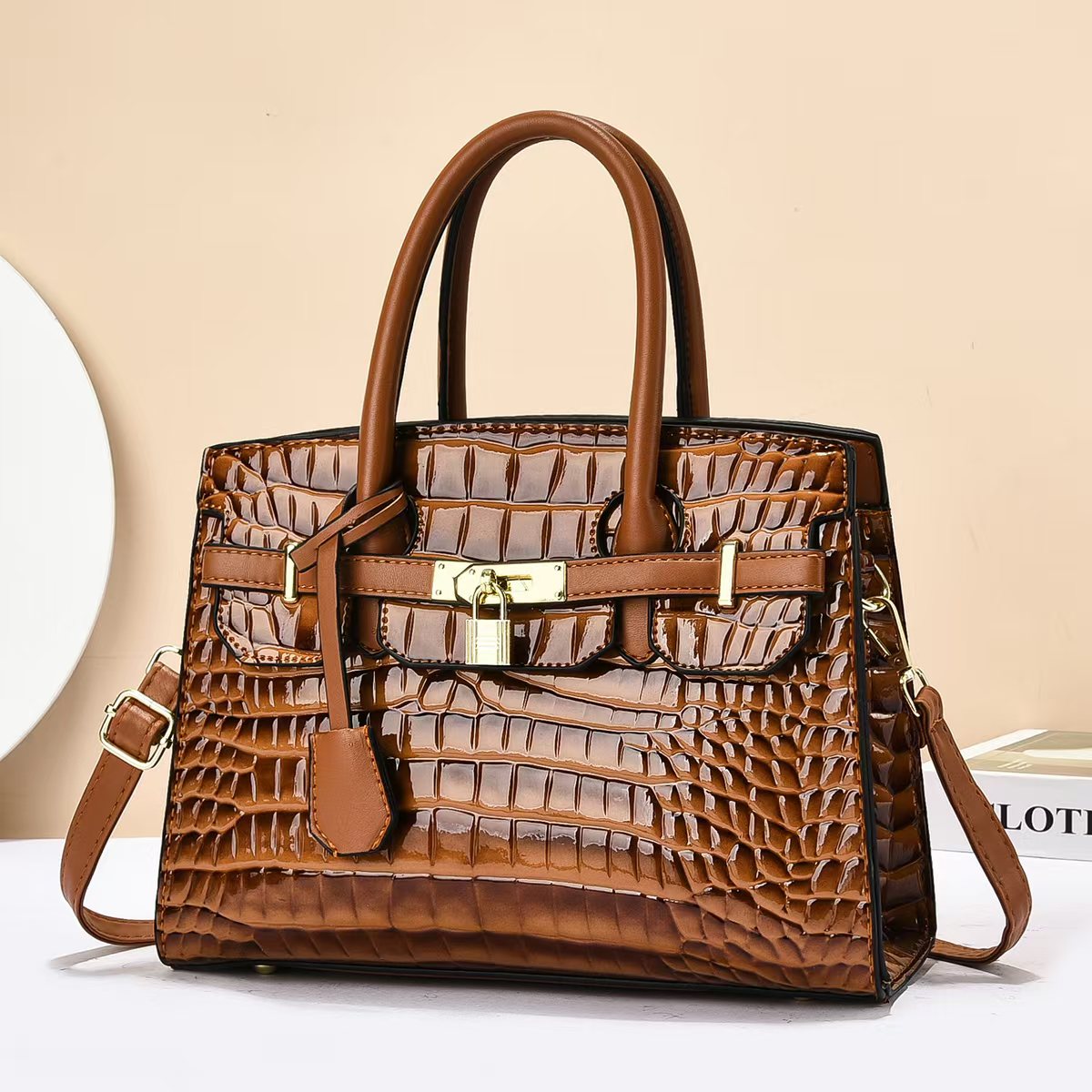Textured women's bags, tote bags, women's crossbody fashion PU women's bags, women's bags, tote bags, women's bags, women's bags