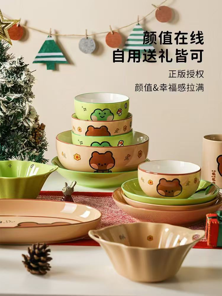 Bone China tableware sets, small ceramic bowls, ceramic tableware, daily necessities Application Scenario