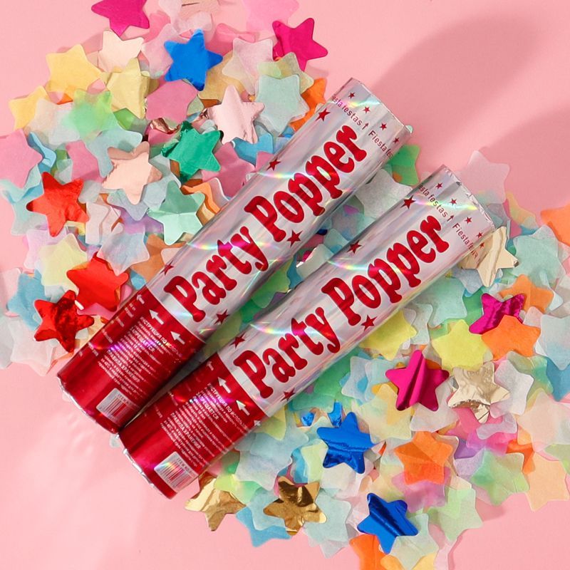 Hand-held colorful five-pointed star firework tubes in the live-streaming room of Internet celebrities, wedding firecrackers, birthday and first birthday celebrations, hand-held spray tubes detail image 9