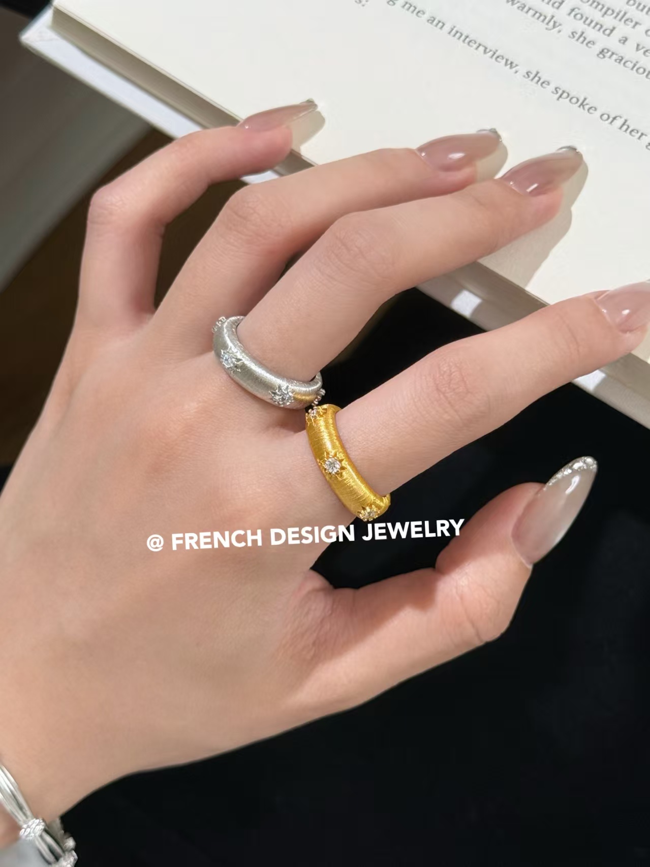 太阳花戒指 EUGA200 S925银高级百搭