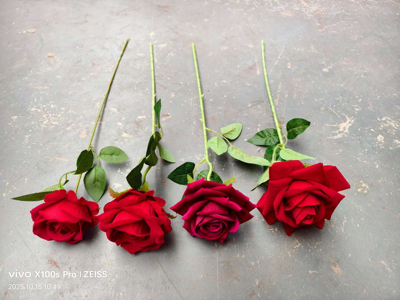 仿真花玫瑰花红玫瑰月季仿真花