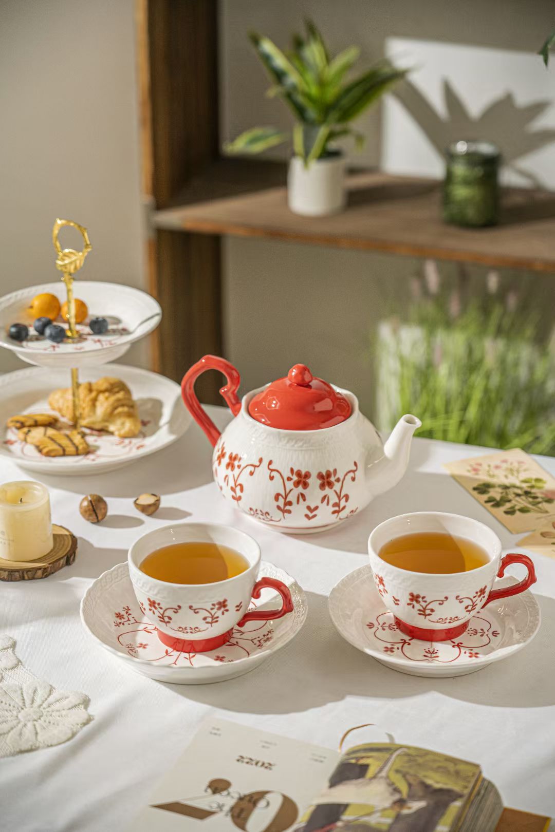 定制餐具日用品百货一次性塑料餐具野餐套装白底实物图