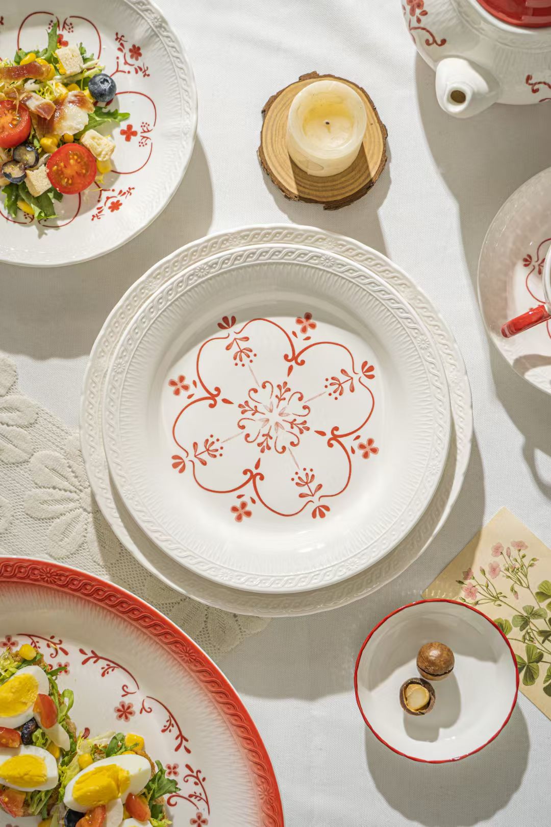 定制餐具日用品百货一次性塑料餐具野餐套装