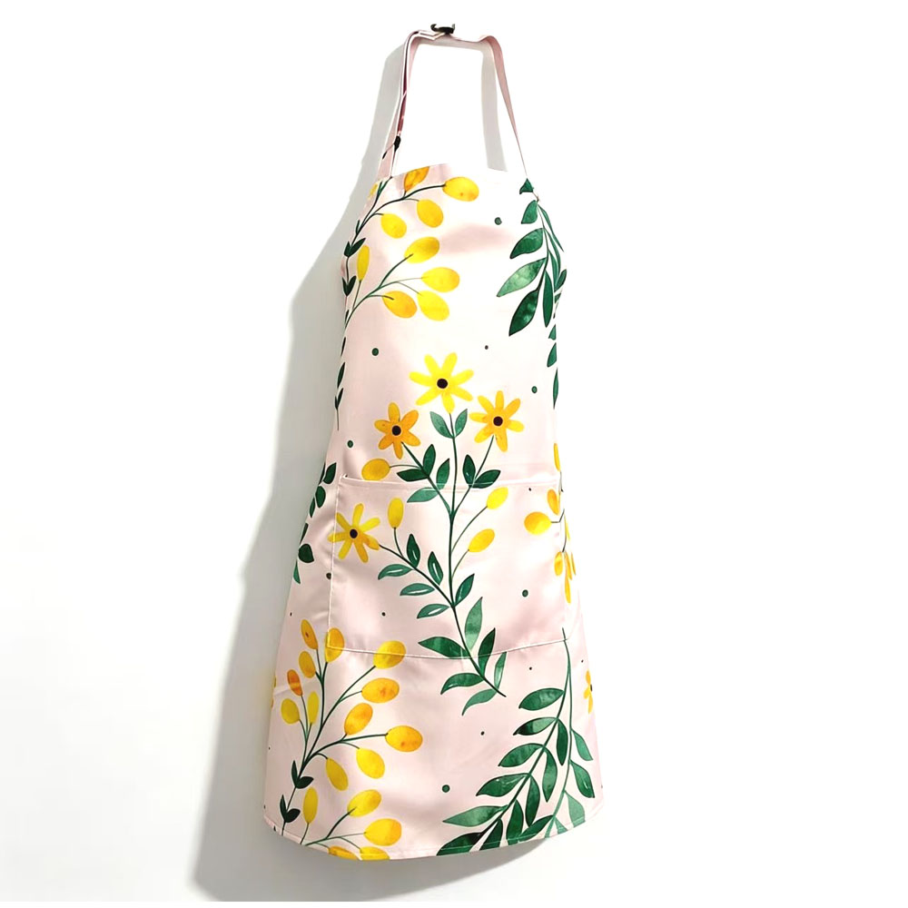 High-end apron custom gift apron wholesale 2026 new style neck-hanging waterproof printed apron Item Picture