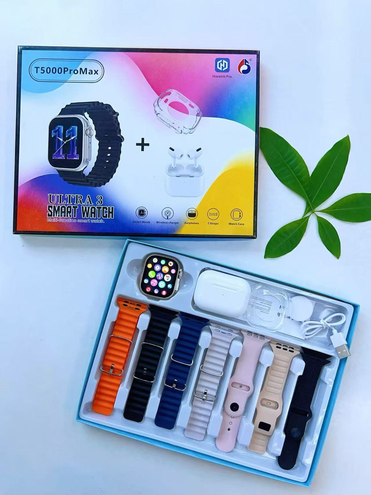 能手表可蓝牙通话7+3套装运动计步心率血氧健康监