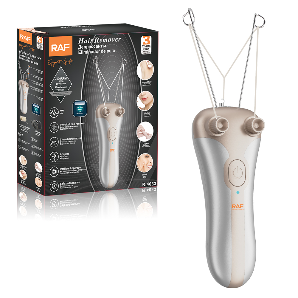 RAF Cross-border home facial hair straightening device, hair twisting device, facial hair remover, hair pulling device, hair removal device, facial hair straightening machine for removing facial hair Item Picture