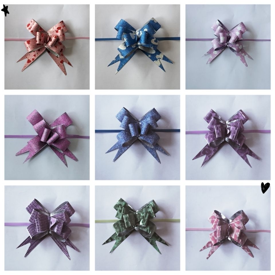 Golden Onion Color Star 1.8 small wedding car ribbon, bow latte art gift packaging ribbon, Peace fruit packaging ribbon