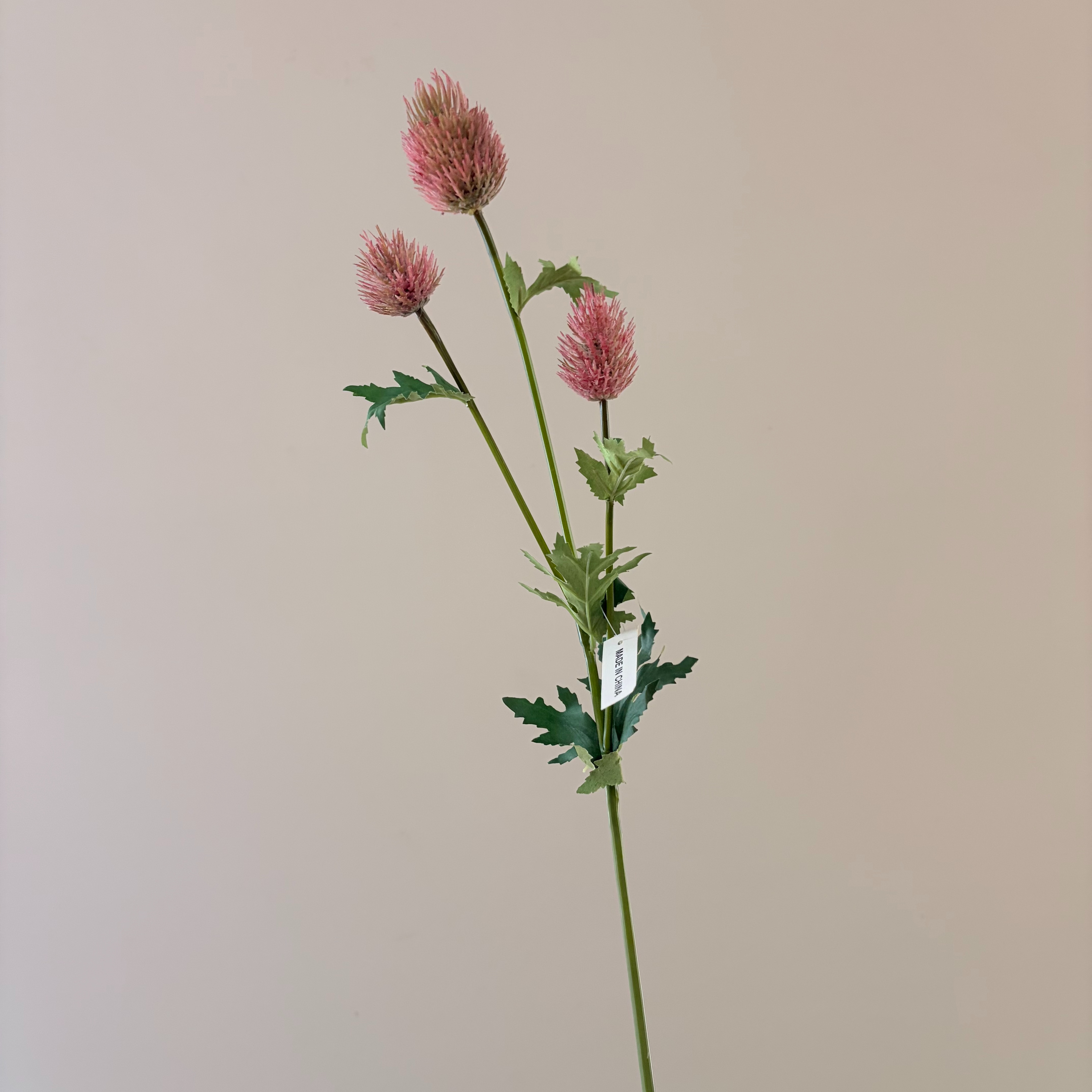 Cardo de simulación flor flor falsa flor artificial hogar artesanía hotel boda al por mayor de alta gama flor de simulación flor de tela de seda inserción de cardo con flores falsas adecuado para la decoración del dormitorio del hogar pic 8
