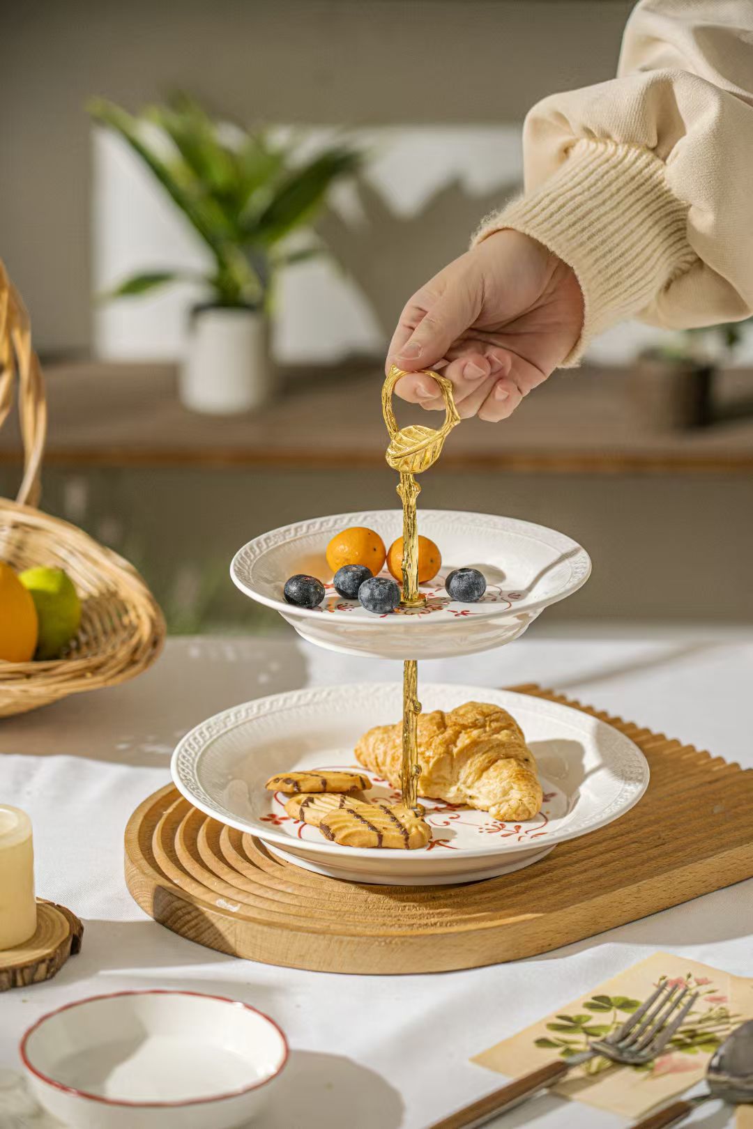 定制餐具实物图