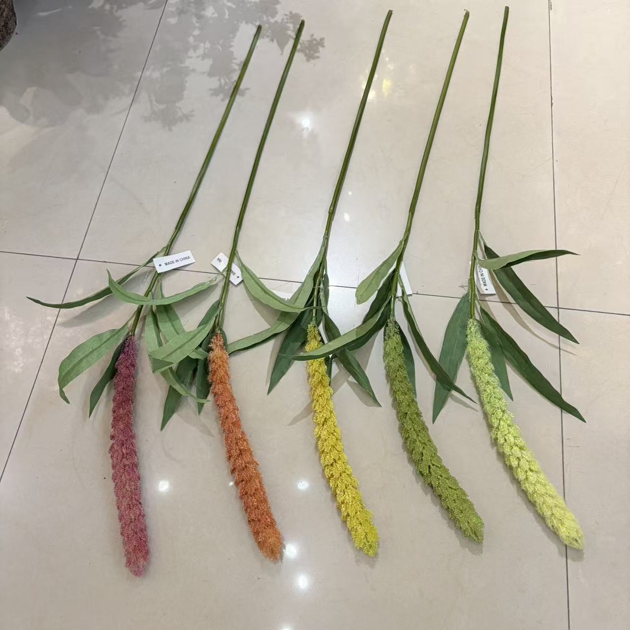 麦穗仿真花 彩色穗状仿真花 假花家居餐厅摆放装饰 花艺插花摆件搭配 婚庆摄影道具花卉详情9