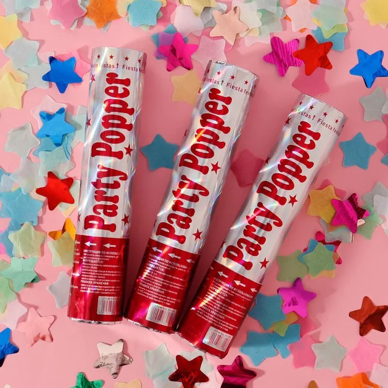 Hand-held colorful five-pointed star firework tubes in the live-streaming room of Internet celebrities, wedding firecrackers, birthday and first birthday celebrations, hand-held spray tubes detail image 2