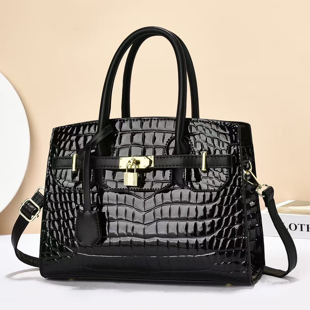 Textured women's bags, tote bags, women's crossbody fashion PU women's bags, women's bags, tote bags, women's bags, women's bags detail image 7