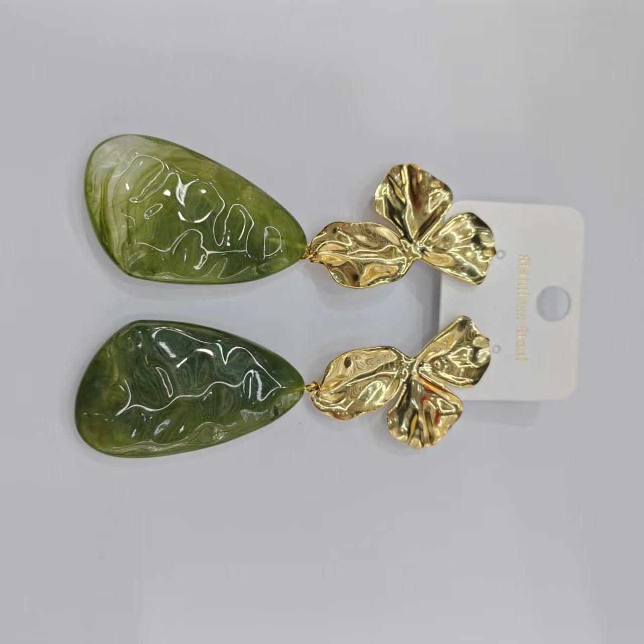 不锈钢米珠耳环耳饰饰品精致耳夹设计感时尚简约风饰品耳环米珠耳环