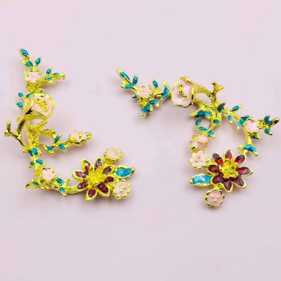 宋锦DIY手工饰品配件饰品套装宋锦元素创意制作材料包服装辅料