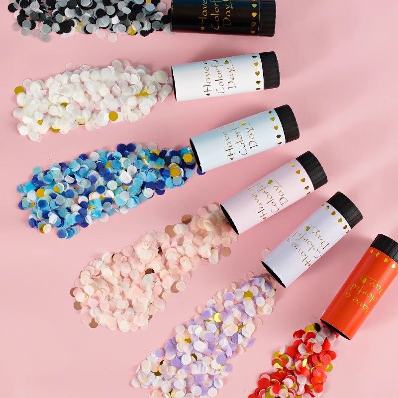Wholesale of the same style of graduation hand-twisted small firework spray tubes as Douyin on Xiaohongshu. Twisted spray flowers for wedding, birthday and party outfits detail image 9