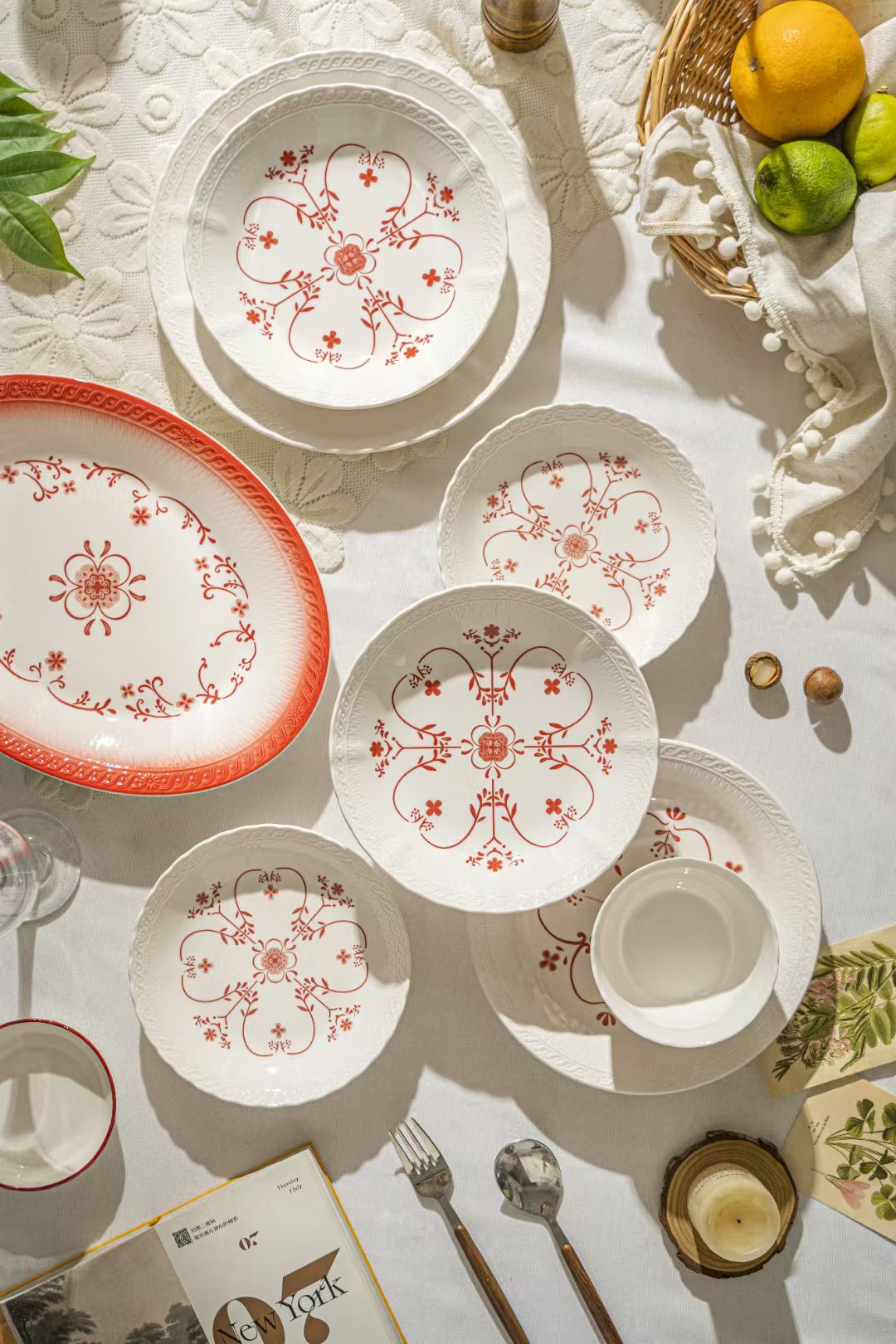 定制餐具日用品百货一次性塑料餐具野餐套装细节图