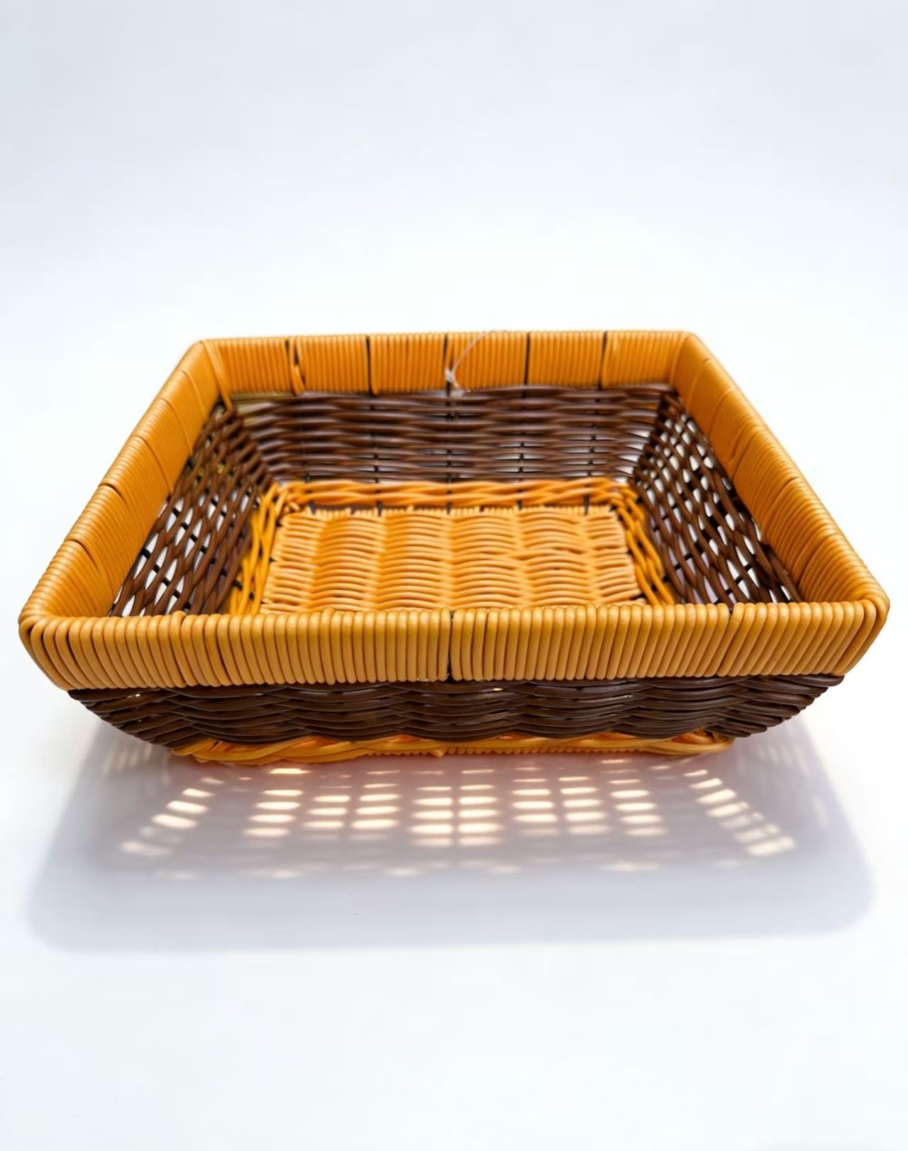 面包篮水果篮塑料编织篮子收纳篮遥控器杂物收纳篮家居日常杂物收纳筐商超包装篮