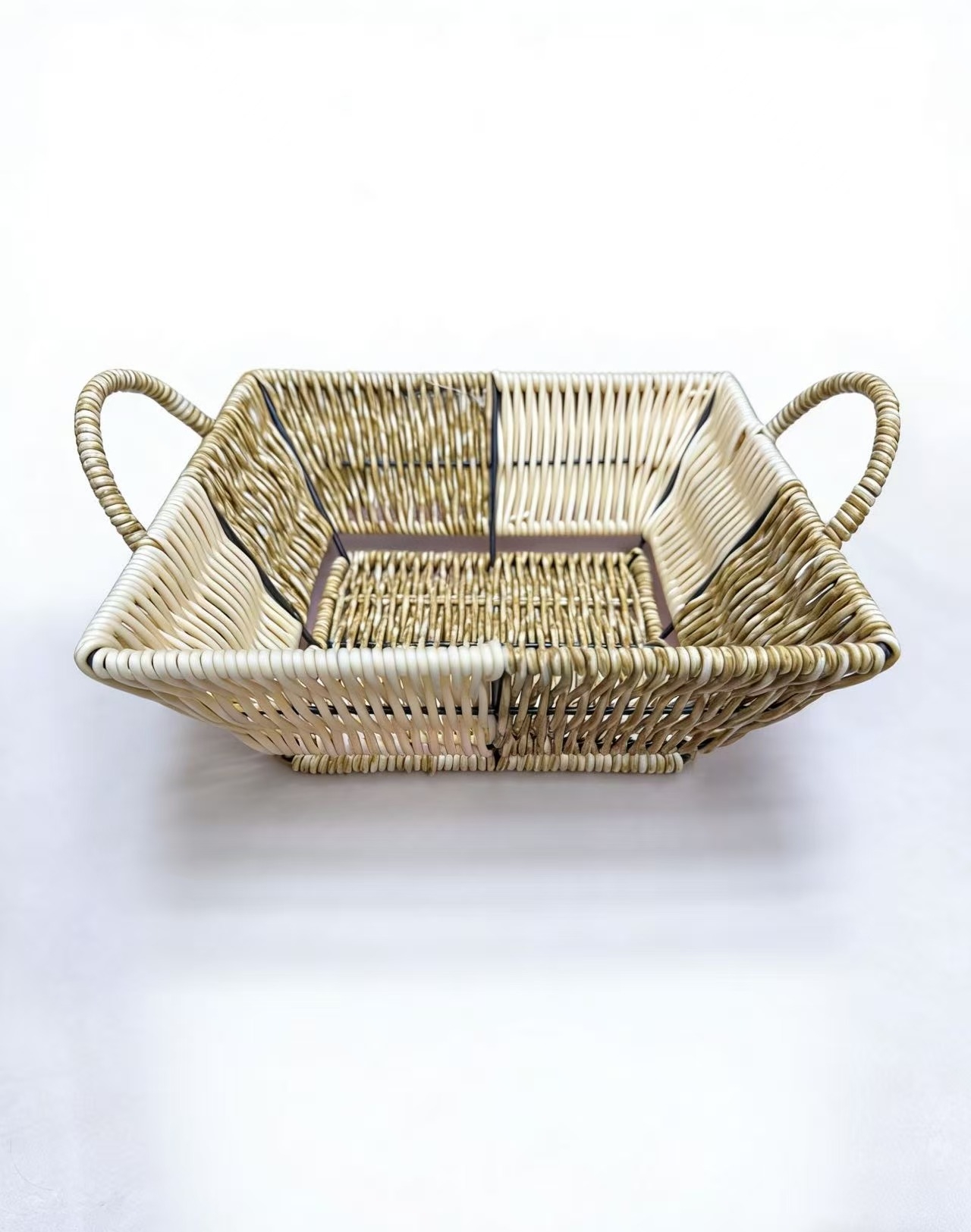 Bread basket, fruit basket, plastic woven basket, storage basket, remote control, sundries storage basket, household daily sundries storage basket, supermarket packaging, gift packaging basket